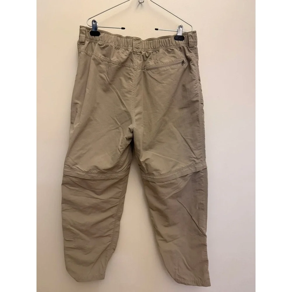 The North Face Mens Convertible Cargo Hiking Pants Khaki Tan XL Regular